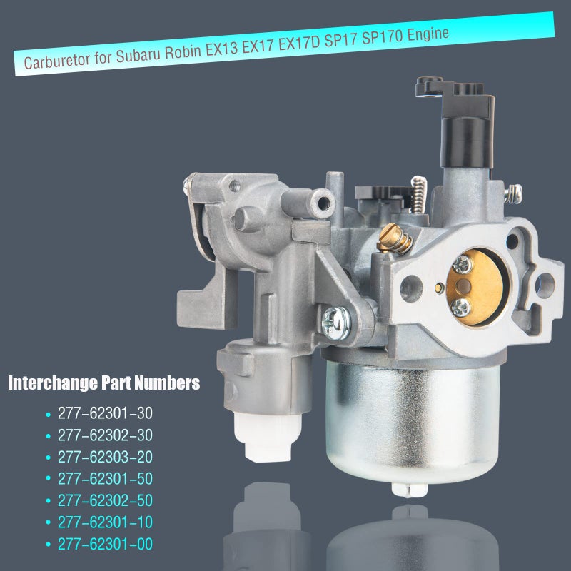 TOPEMAI EX17 Carburetor for Subaru Robin 6.0HP EX17 EX17D EX170 EX170D SP170 SP17 EX13 Engine Replace 277-62301-60 277-62301-30 Carb by TOPEMAI - Image 2